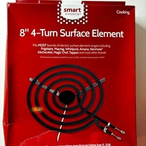 Smart Choice Surface Element Universal 8" Black 4-Turn Coil L304431015 Stove